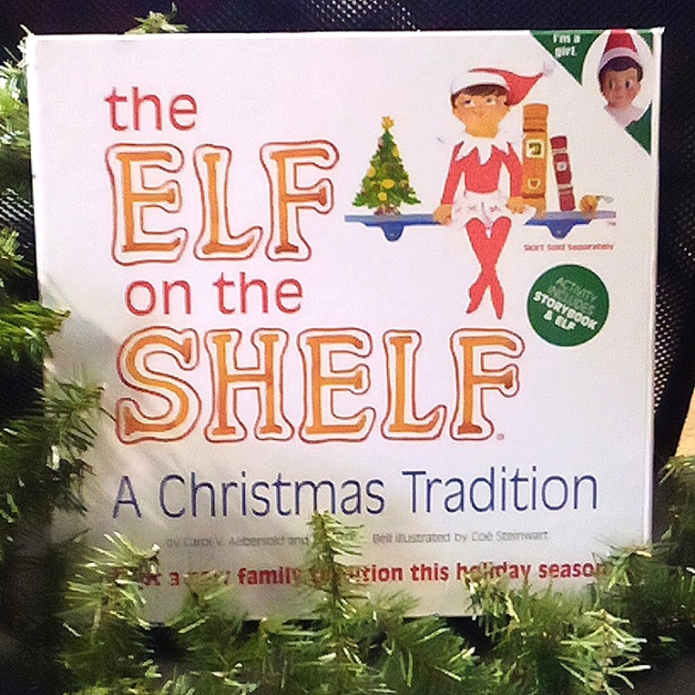 Girl ELF ON A SHELF
